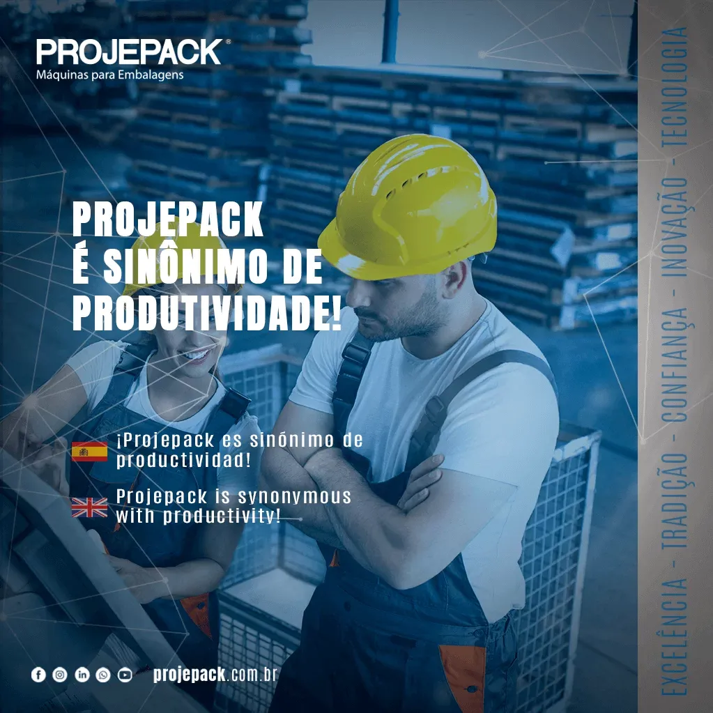 Projepack é sinônimo de produtividade!